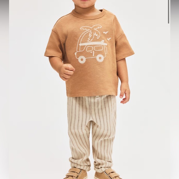 H&M Other - H&M LINEN-BLEND JOGGERS Size 9M